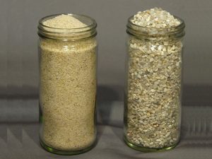Jars of Graded Sands