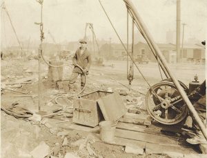 Historic cable tool drill